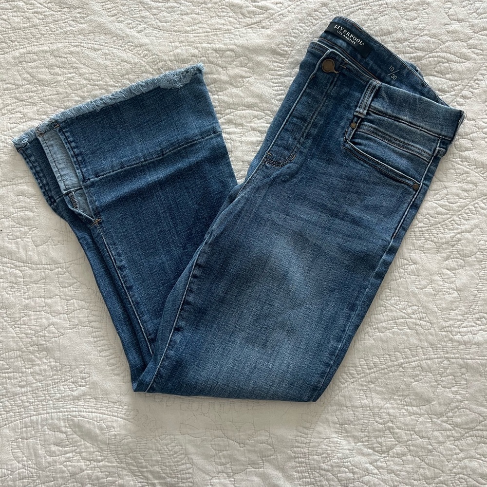 Liverpool Blue Ankle & Cropped Jeans
